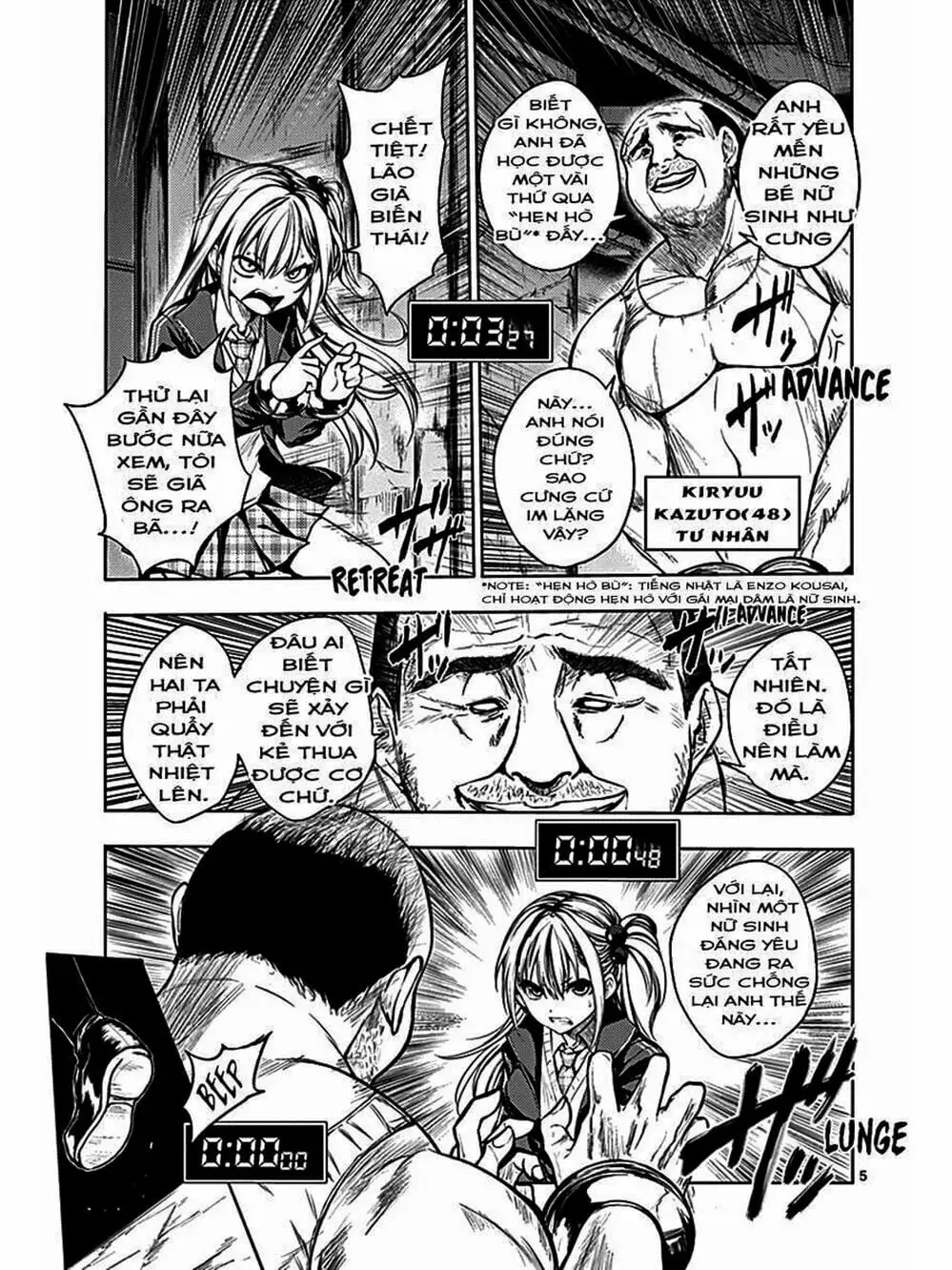 Truyện Tranh Trò Chơi Sinh Tồn - Deatte 5 Byou De Battle trang 3