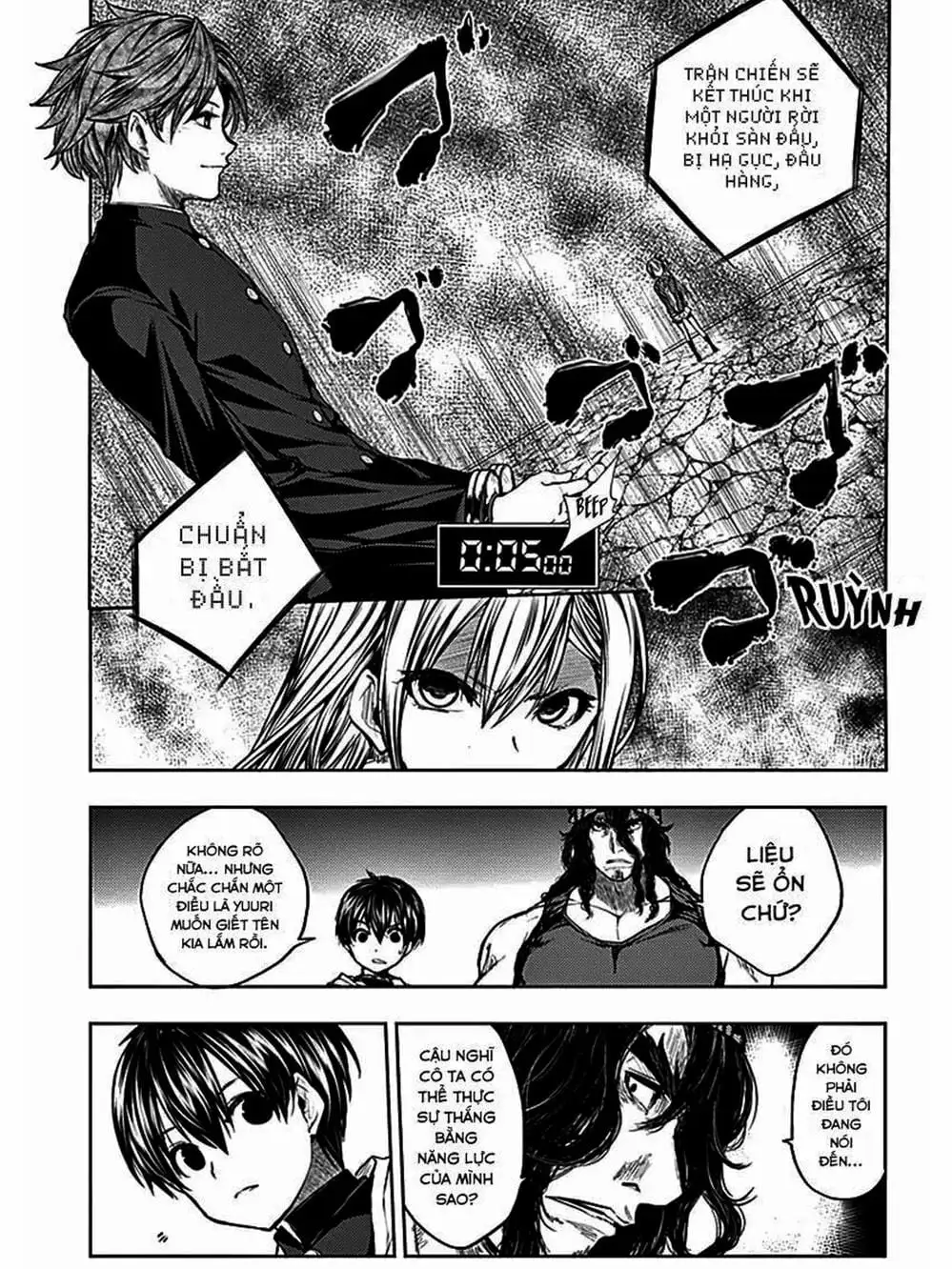 Truyện Tranh Trò Chơi Sinh Tồn - Deatte 5 Byou De Battle trang 3