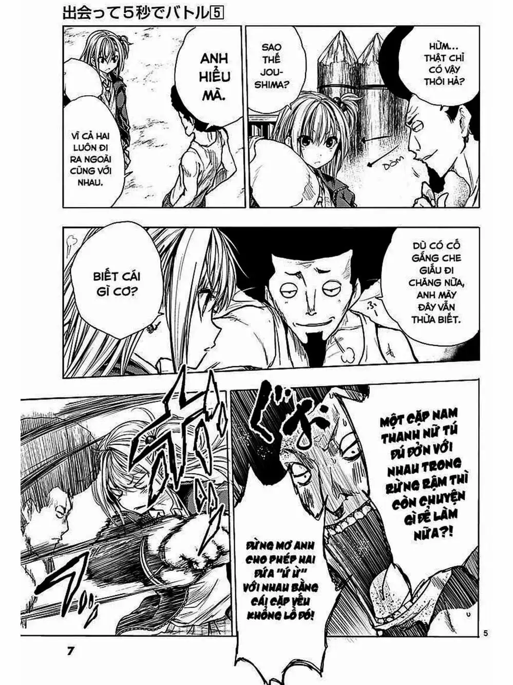 Truyện Tranh Trò Chơi Sinh Tồn - Deatte 5 Byou De Battle trang 3