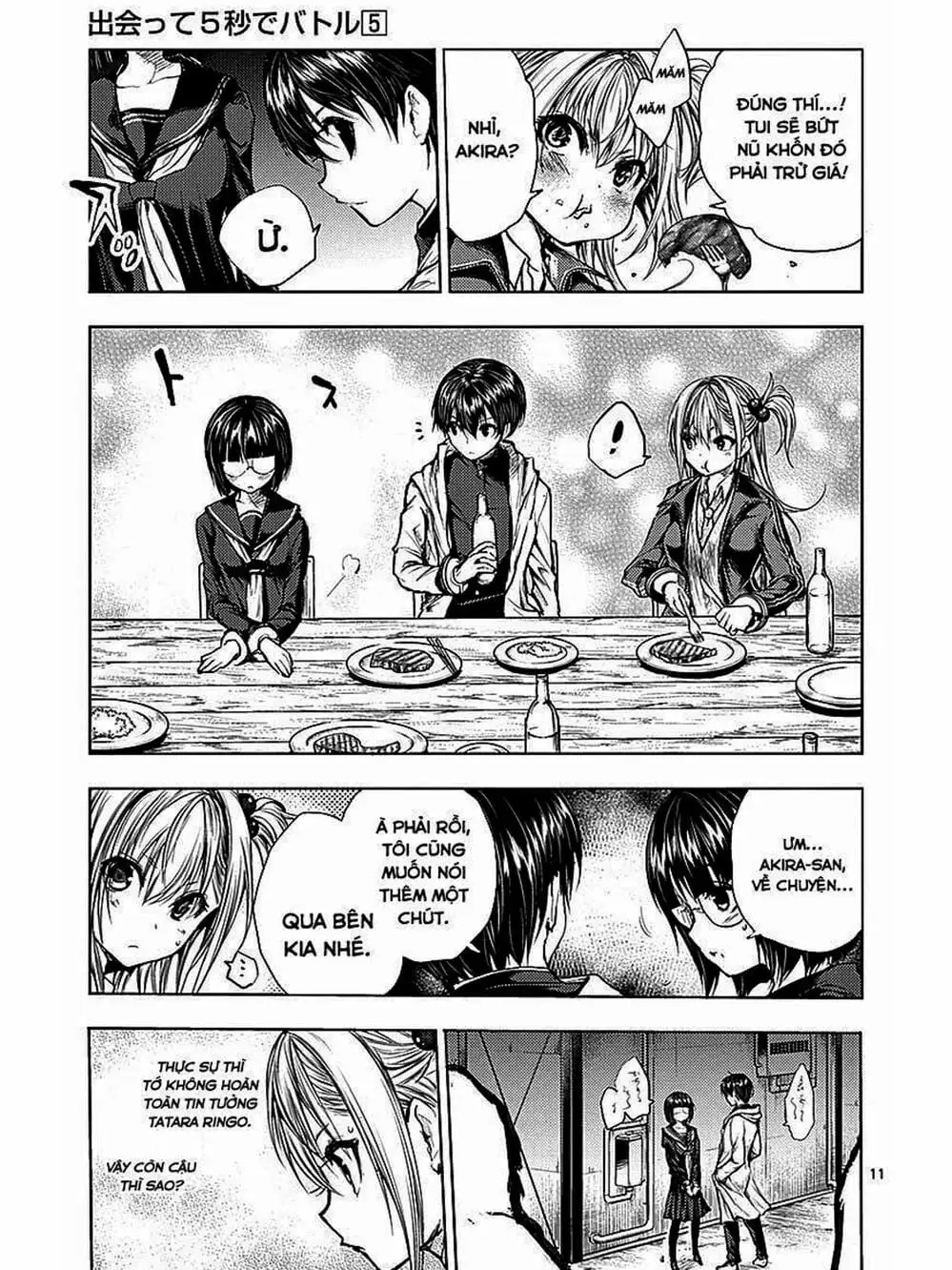 Truyện Tranh Trò Chơi Sinh Tồn - Deatte 5 Byou De Battle trang 3