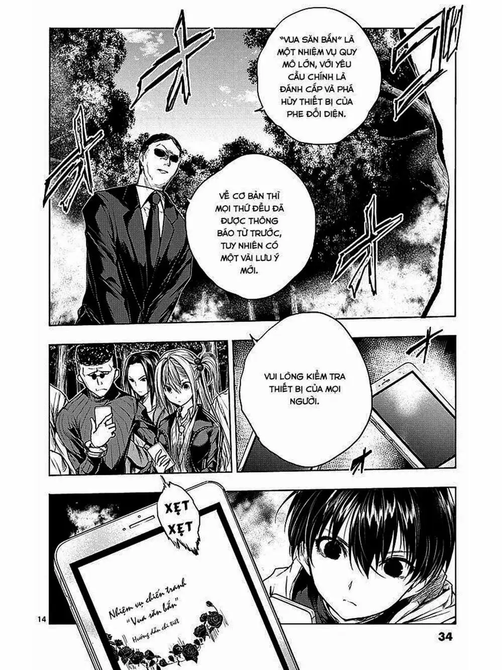 Truyện Tranh Trò Chơi Sinh Tồn - Deatte 5 Byou De Battle trang 3