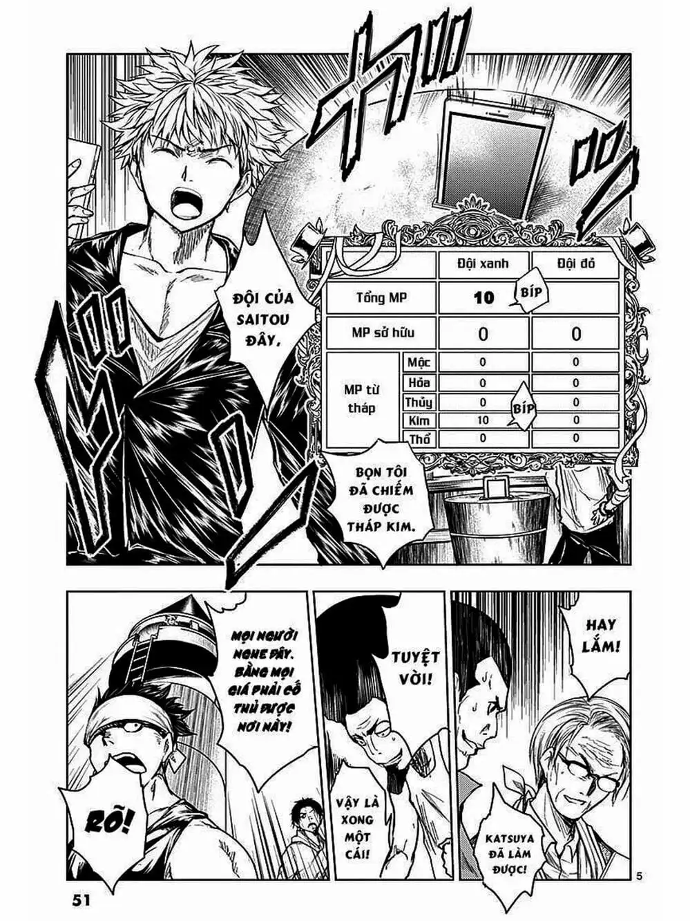 Truyện Tranh Trò Chơi Sinh Tồn - Deatte 5 Byou De Battle trang 3