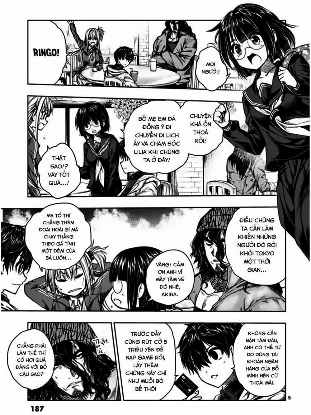 Truyện Tranh Trò Chơi Sinh Tồn - Deatte 5 Byou De Battle trang 3