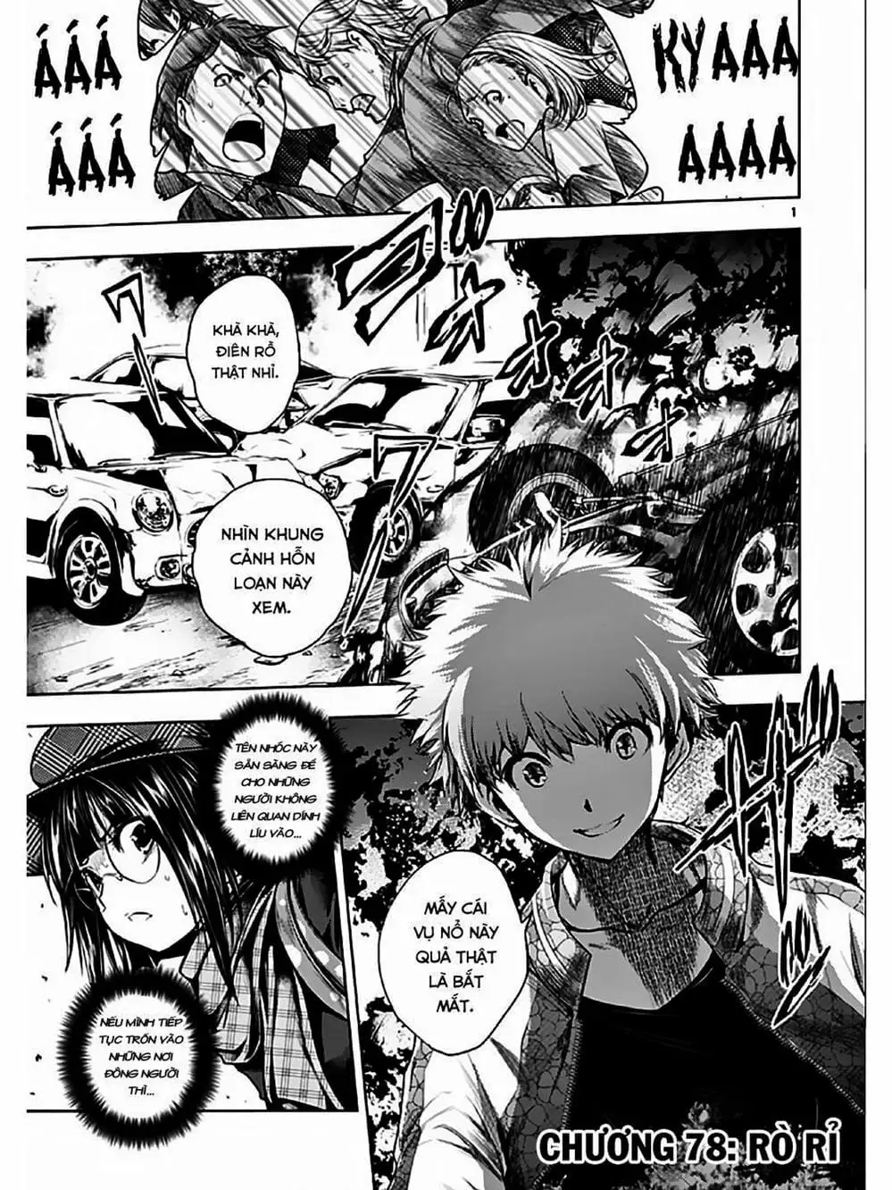 Truyện Tranh Trò Chơi Sinh Tồn - Deatte 5 Byou De Battle trang 3