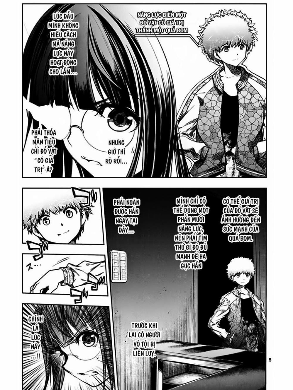 Truyện Tranh Trò Chơi Sinh Tồn - Deatte 5 Byou De Battle trang 3