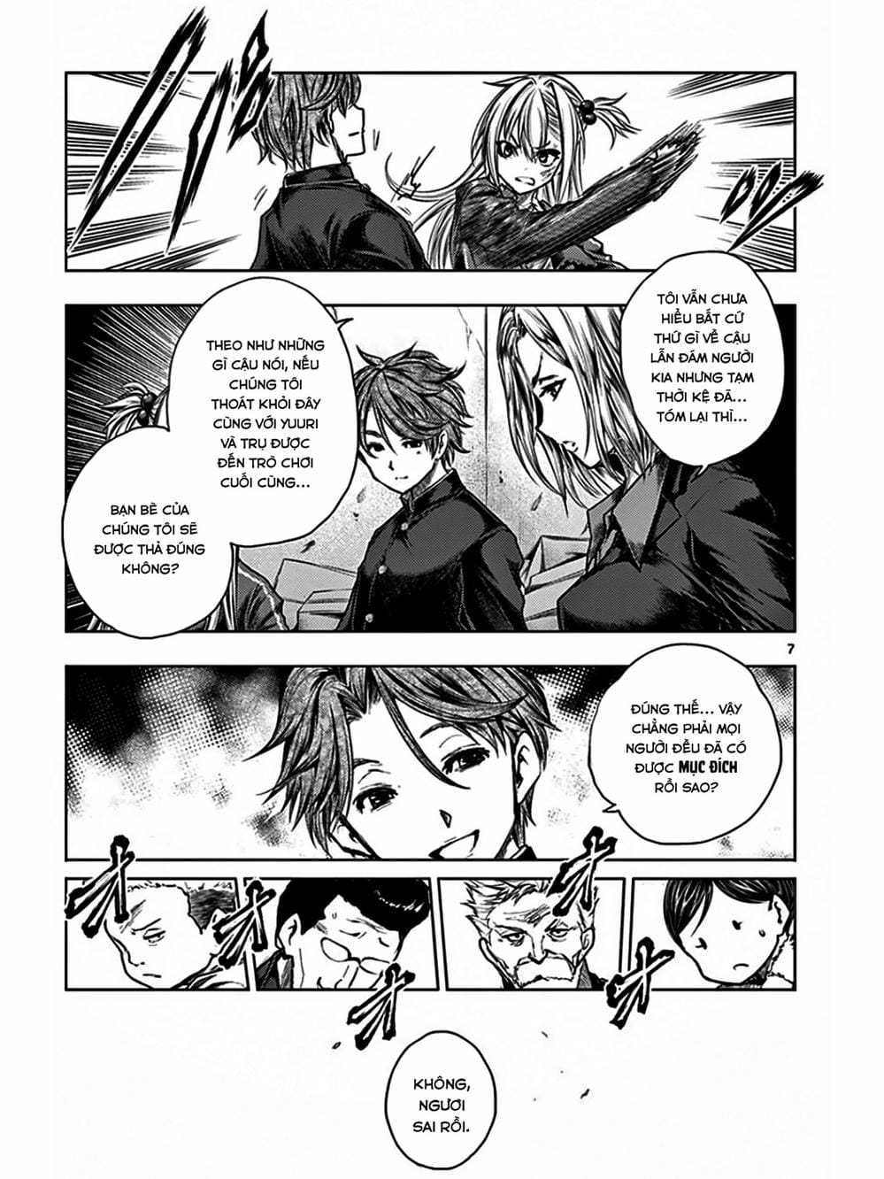 Truyện Tranh Trò Chơi Sinh Tồn - Deatte 5 Byou De Battle trang 3