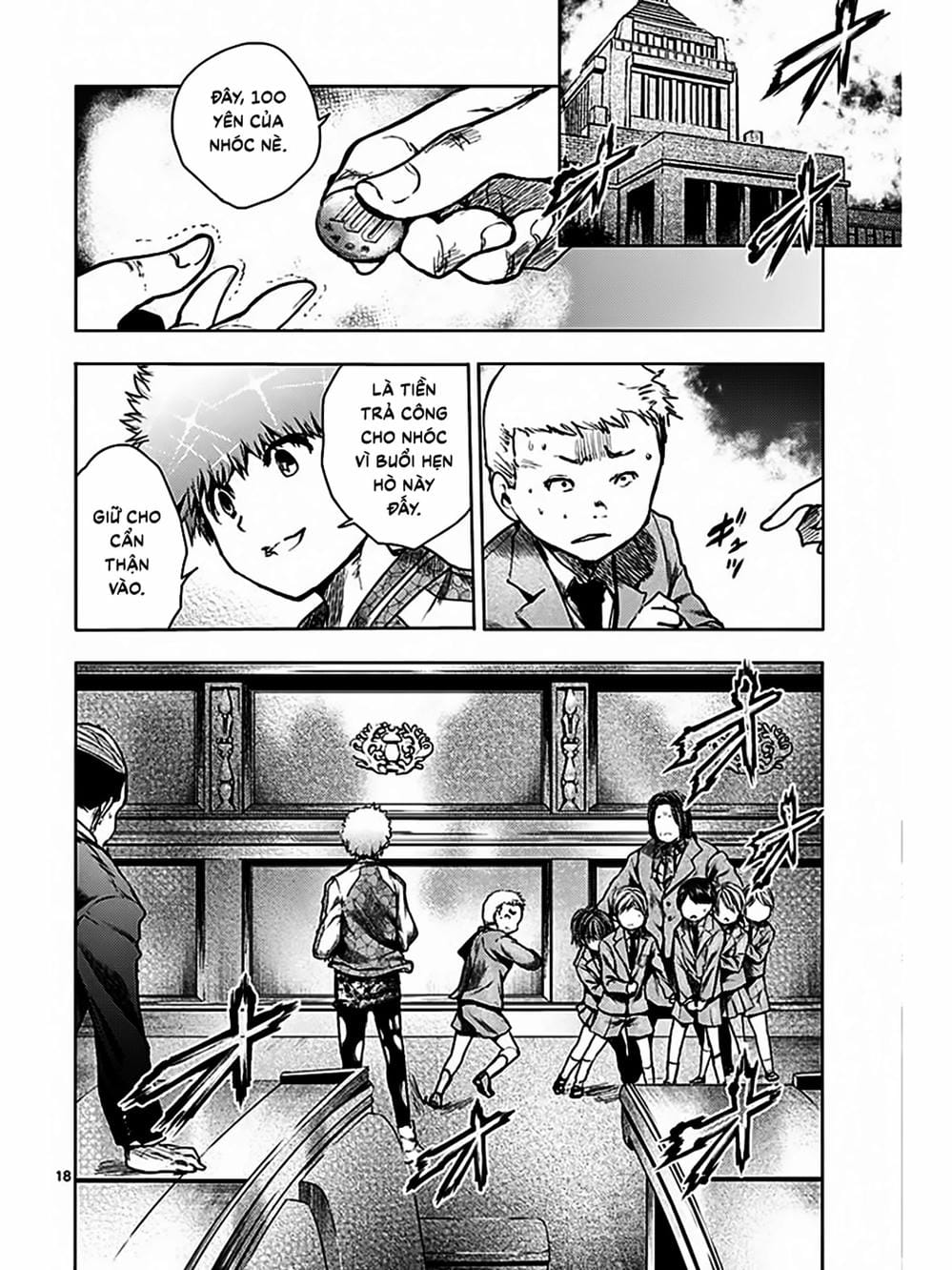 Truyện Tranh Trò Chơi Sinh Tồn - Deatte 5 Byou De Battle trang 3