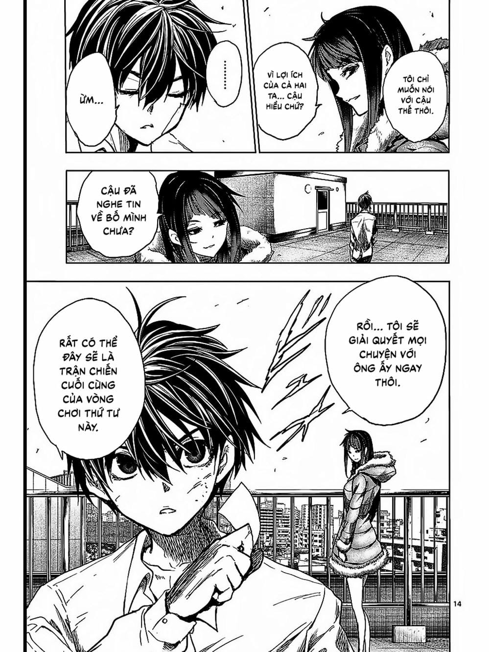 Truyện Tranh Trò Chơi Sinh Tồn - Deatte 5 Byou De Battle trang 3