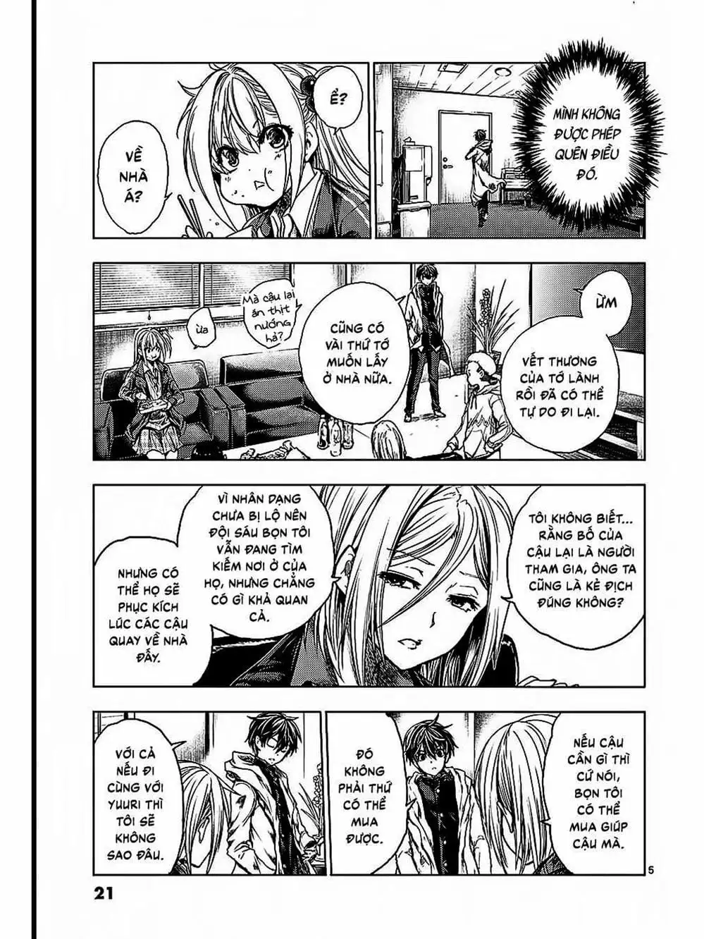 Truyện Tranh Trò Chơi Sinh Tồn - Deatte 5 Byou De Battle trang 3