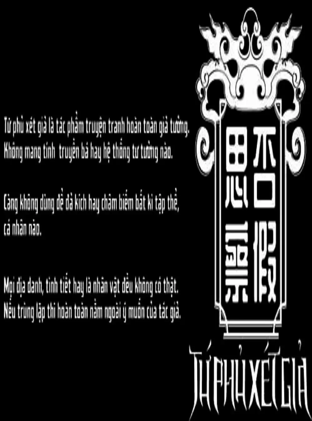 Truyện Tranh Tứ Phủ Xét Giả trang 5