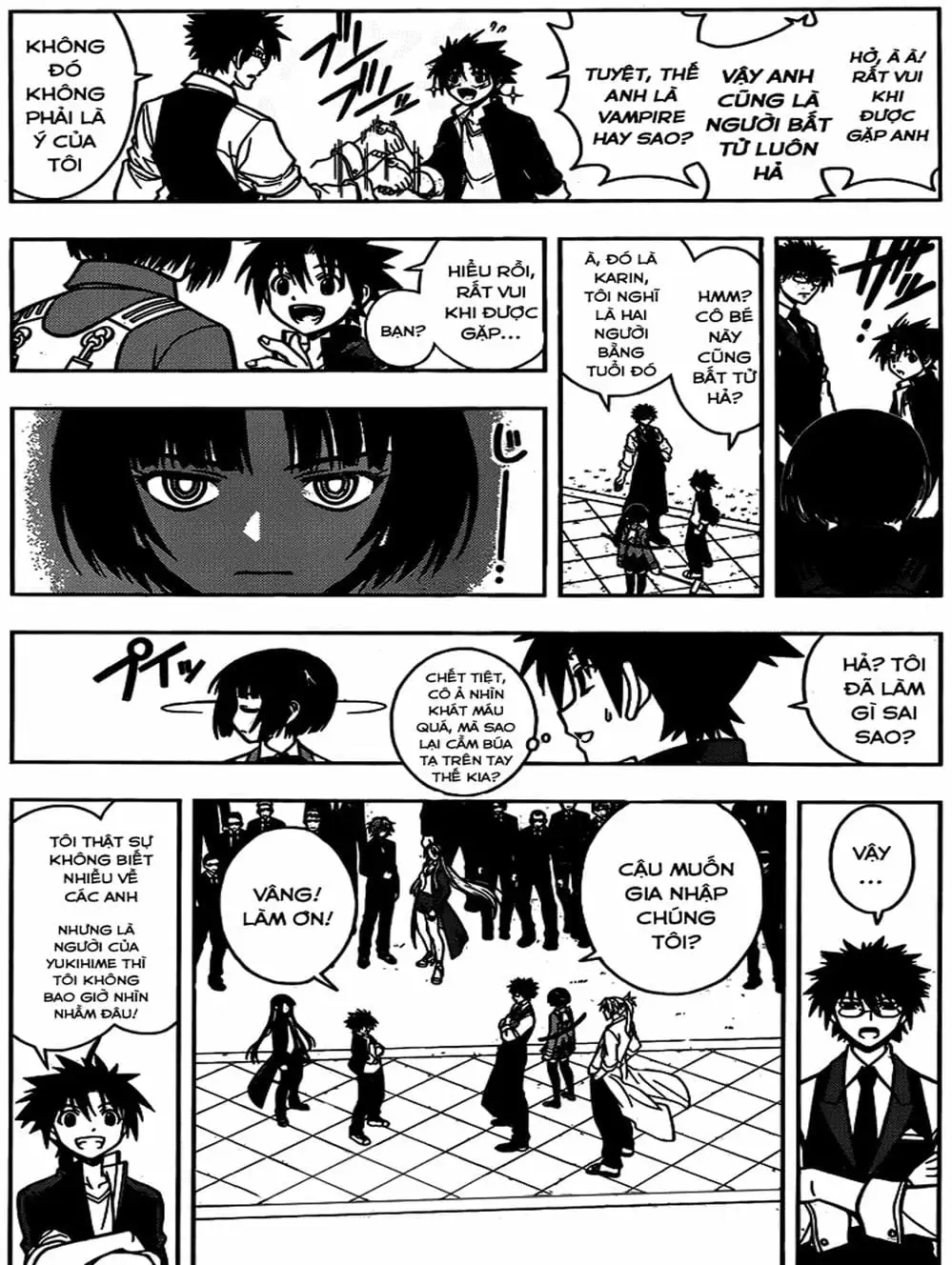 Truyện Tranh Lựa Chọn Phân Kỳ - Uq Holder! trang 9