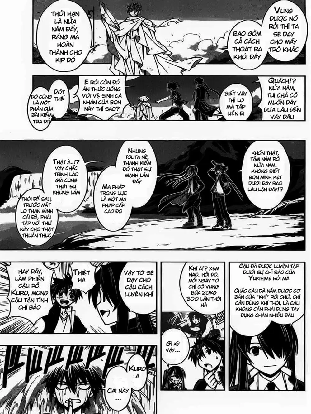 Truyện Tranh Lựa Chọn Phân Kỳ - Uq Holder! trang 9