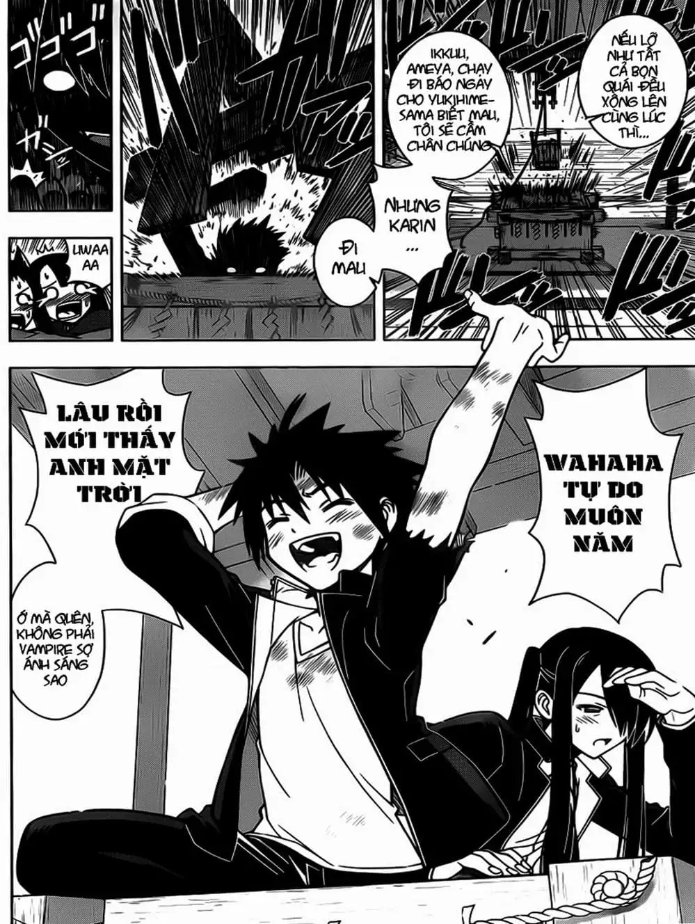 Truyện Tranh Lựa Chọn Phân Kỳ - Uq Holder! trang 9