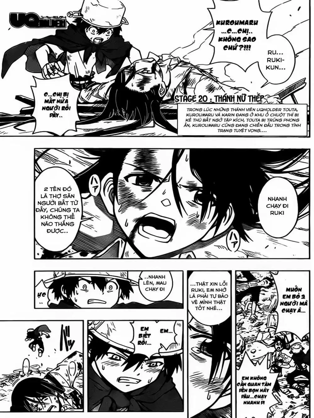 Truyện Tranh Lựa Chọn Phân Kỳ - Uq Holder! trang 9