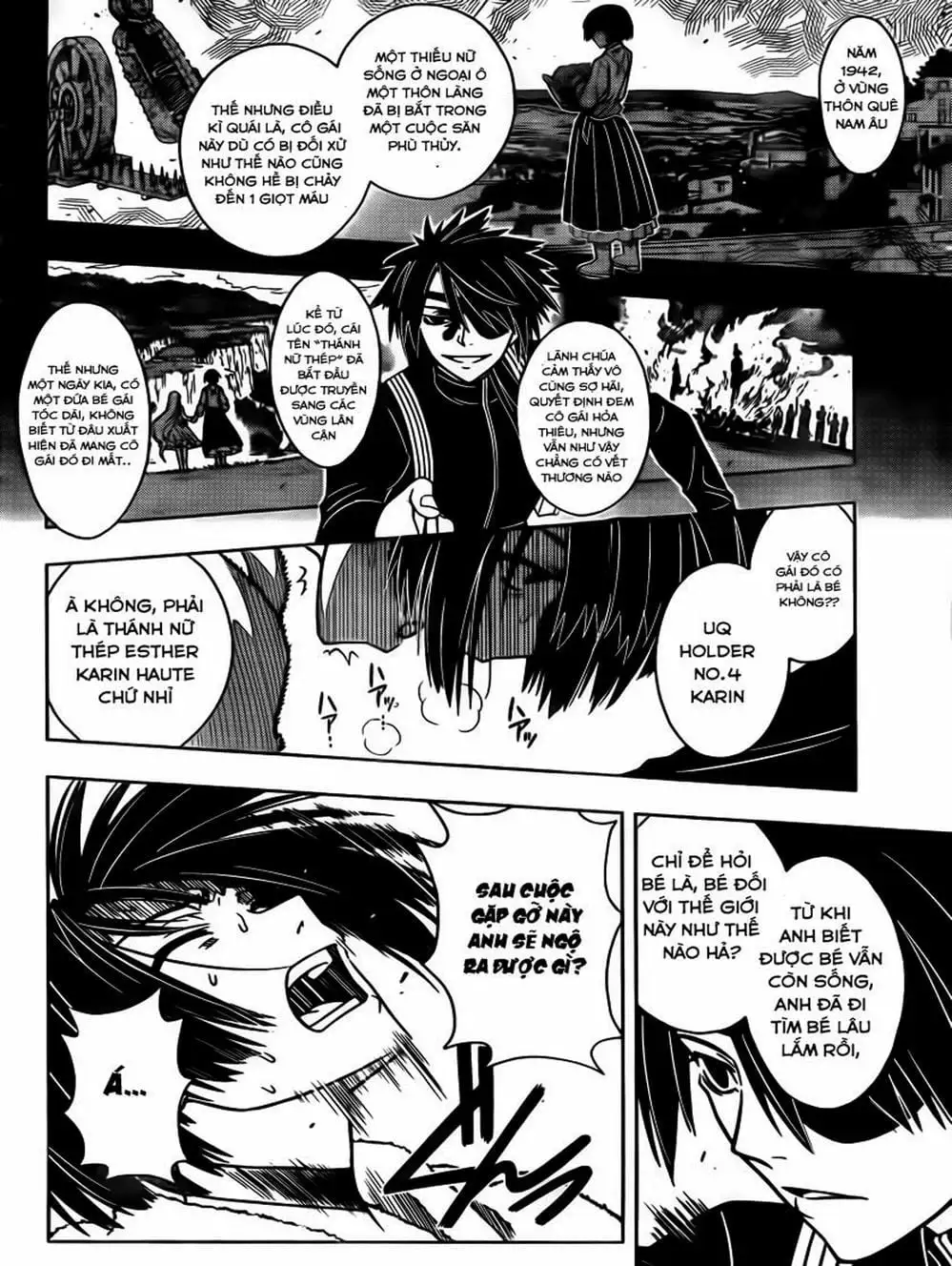 Truyện Tranh Lựa Chọn Phân Kỳ - Uq Holder! trang 9