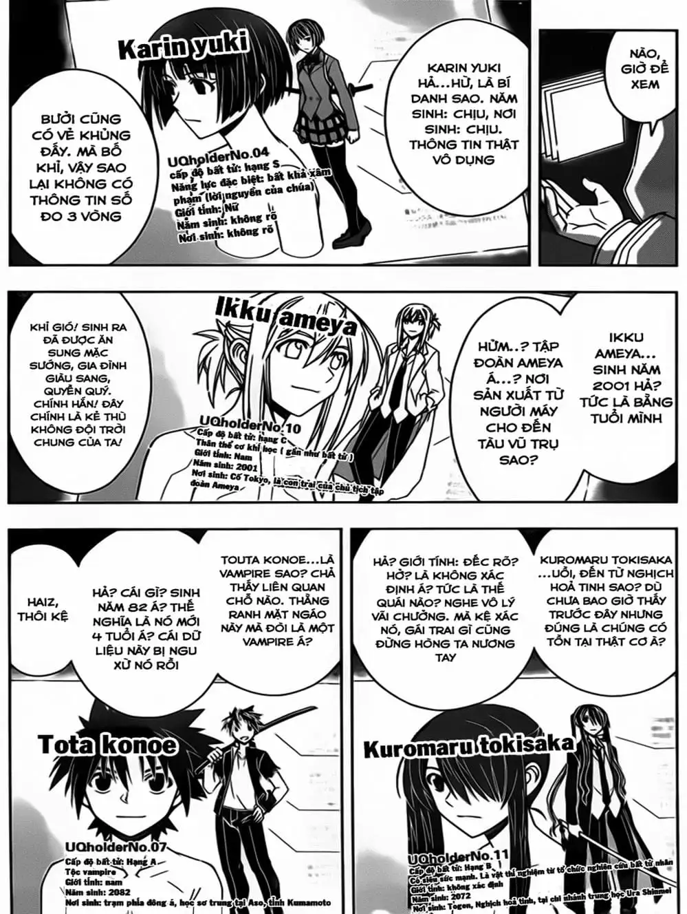 Truyện Tranh Lựa Chọn Phân Kỳ - Uq Holder! trang 9