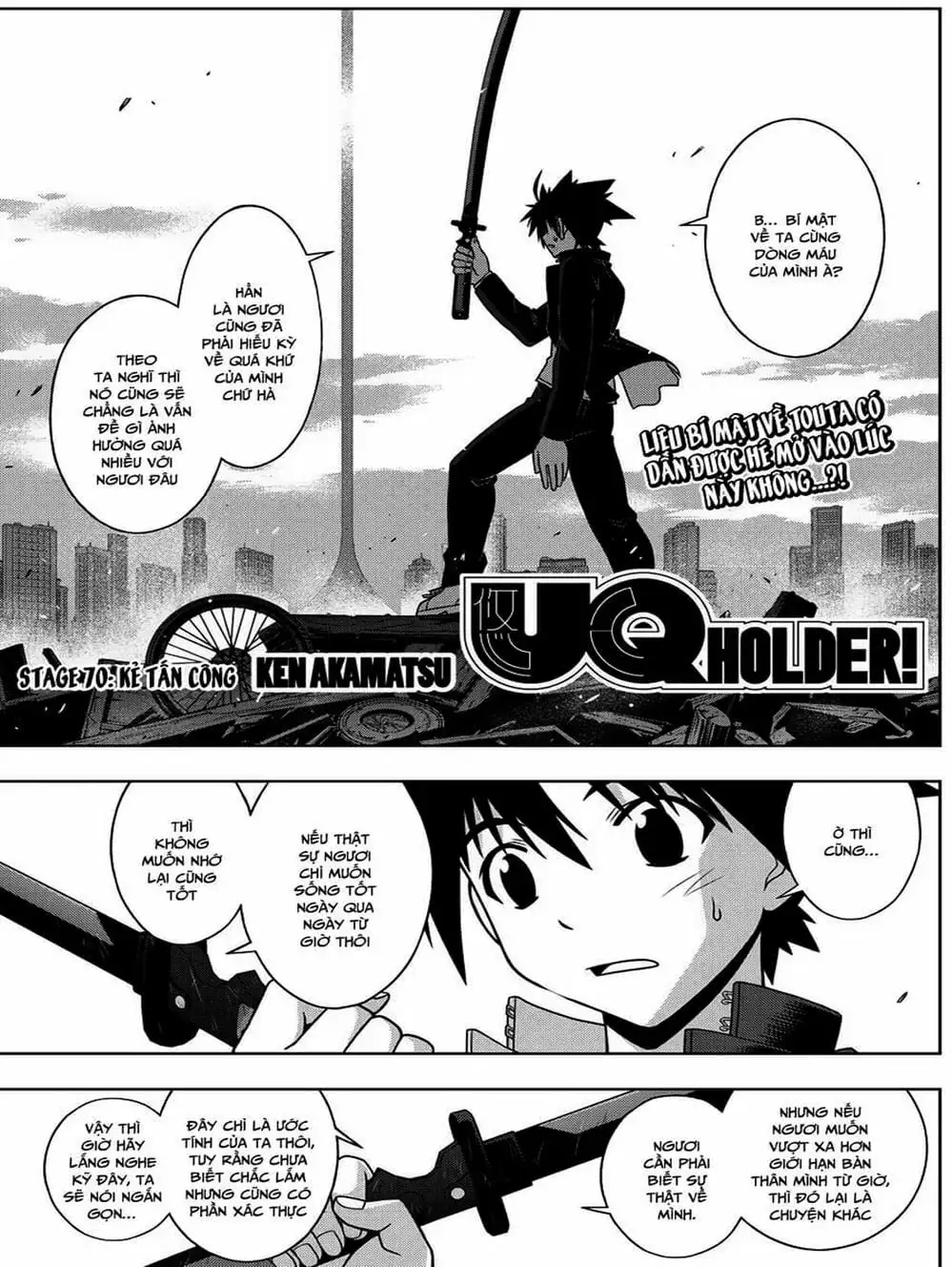 Truyện Tranh Lựa Chọn Phân Kỳ - Uq Holder! trang 9