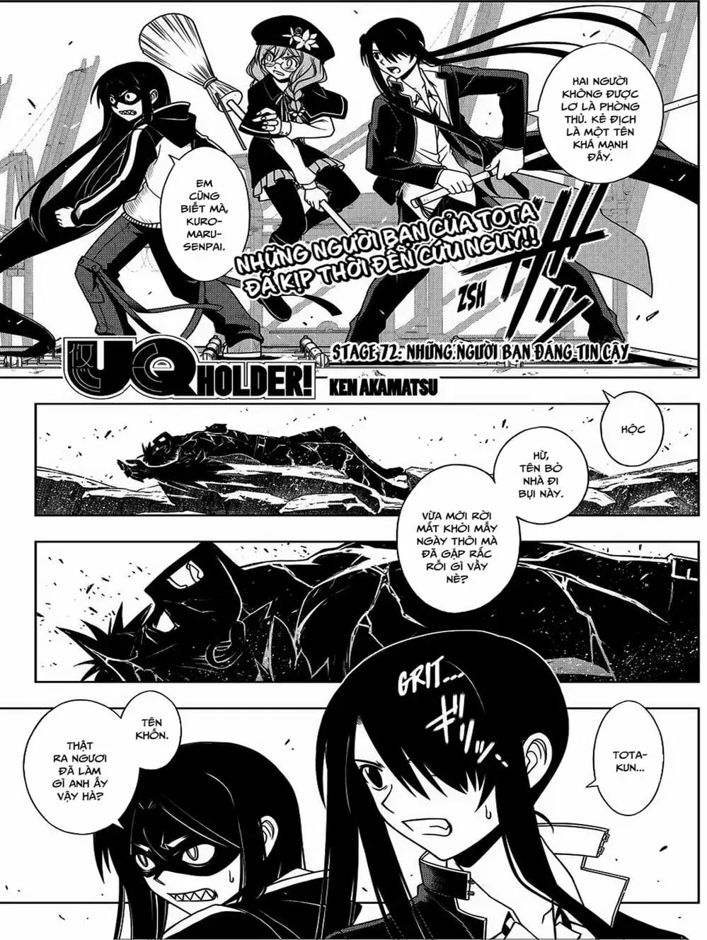 Truyện Tranh Lựa Chọn Phân Kỳ - Uq Holder! trang 9