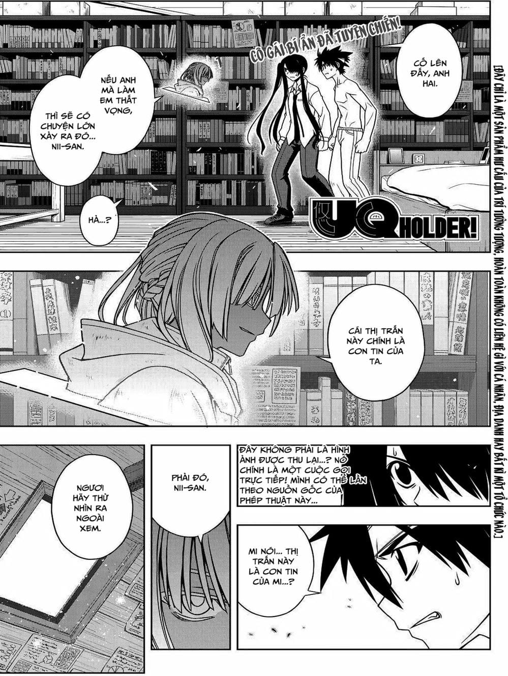 Truyện Tranh Lựa Chọn Phân Kỳ - Uq Holder! trang 9