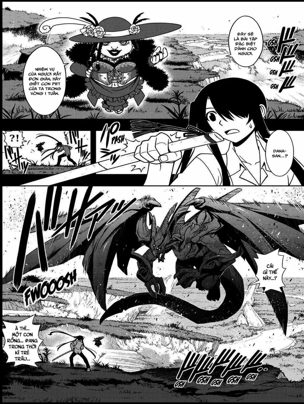 Truyện Tranh Lựa Chọn Phân Kỳ - Uq Holder! trang 9