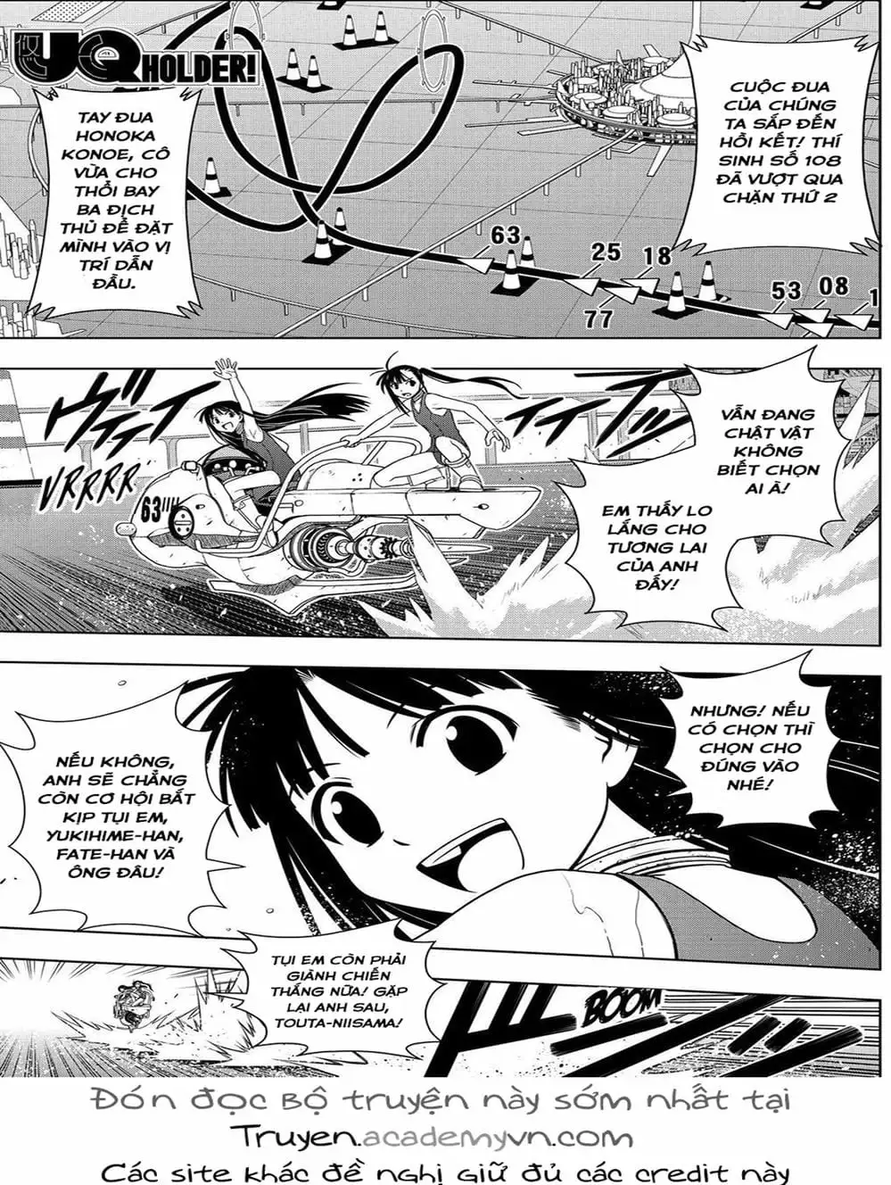Truyện Tranh Lựa Chọn Phân Kỳ - Uq Holder! trang 9
