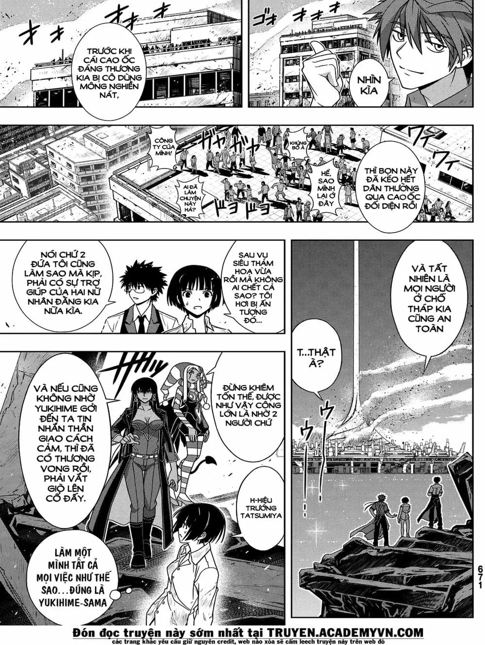 Truyện Tranh Lựa Chọn Phân Kỳ - Uq Holder! trang 9