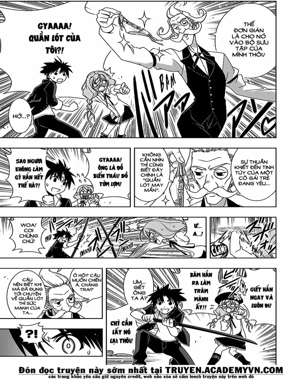 Truyện Tranh Lựa Chọn Phân Kỳ - Uq Holder! trang 9