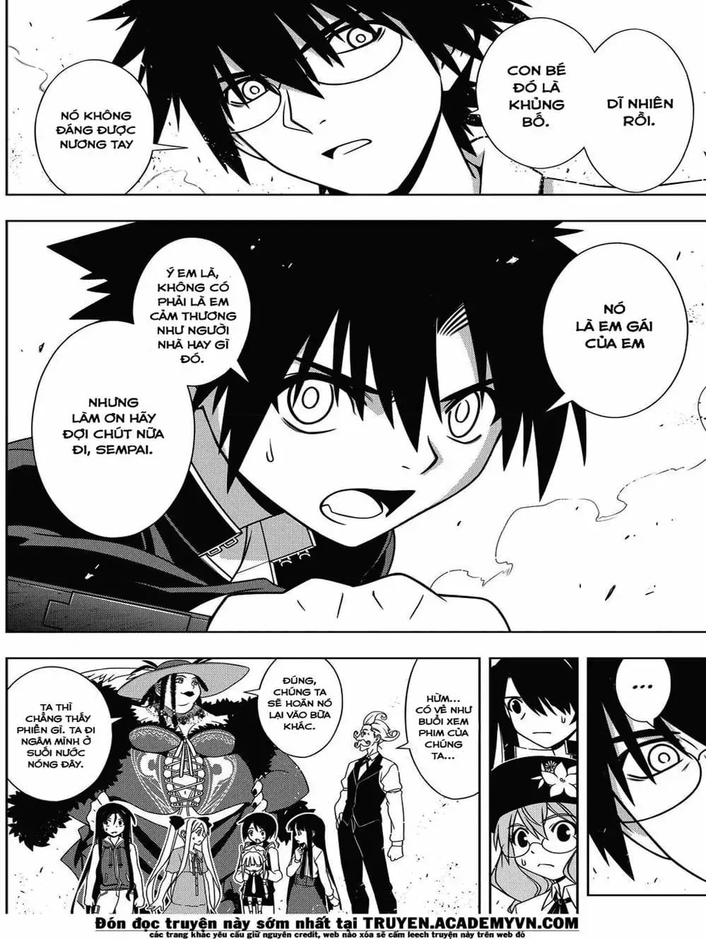 Truyện Tranh Lựa Chọn Phân Kỳ - Uq Holder! trang 9