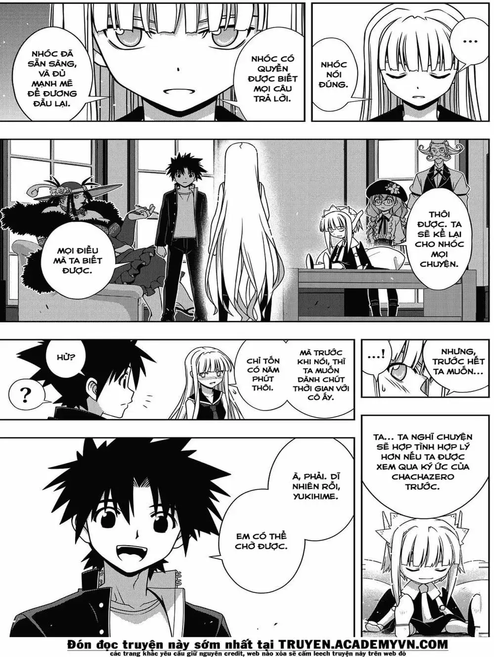 Truyện Tranh Lựa Chọn Phân Kỳ - Uq Holder! trang 9