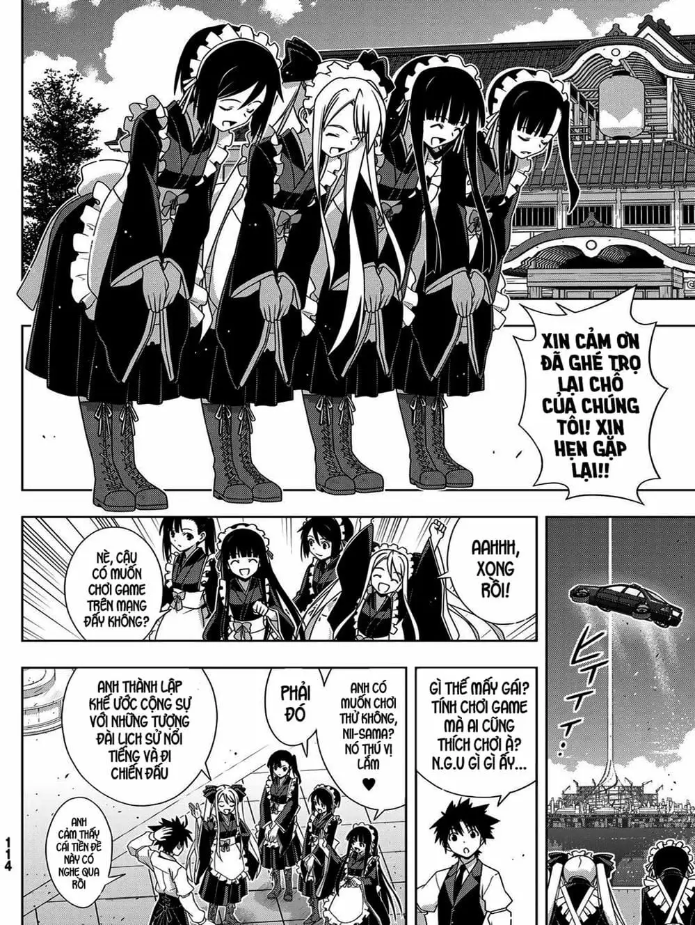 Truyện Tranh Lựa Chọn Phân Kỳ - Uq Holder! trang 9