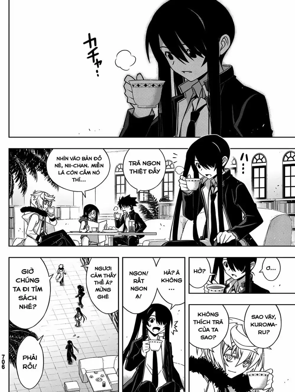 Truyện Tranh Lựa Chọn Phân Kỳ - Uq Holder! trang 9