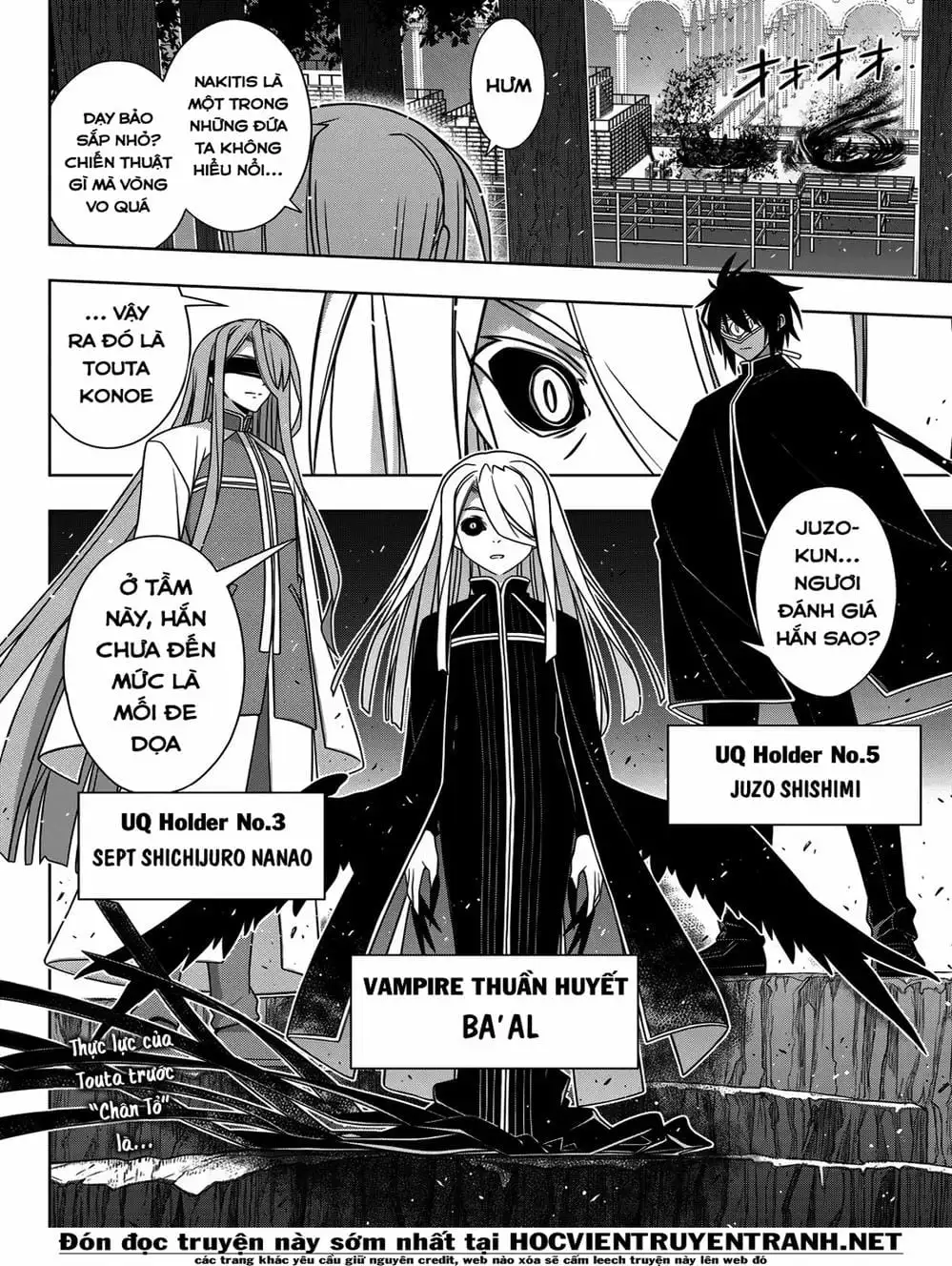 Truyện Tranh Lựa Chọn Phân Kỳ - Uq Holder! trang 9