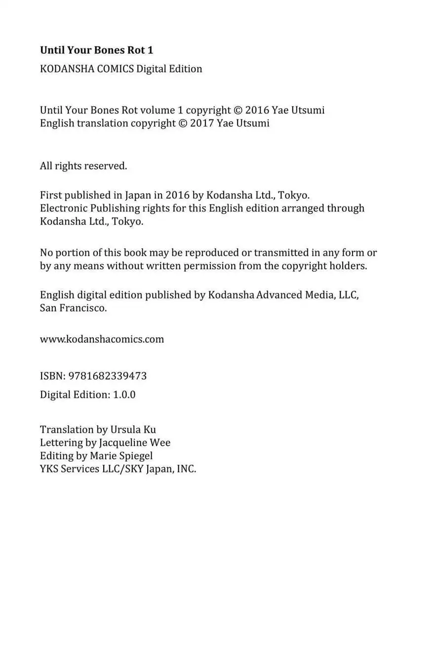 Truyện Tranh Cho Tới Khi Xương Cốt Mục Rữa - Until Your Bones Rot trang 4