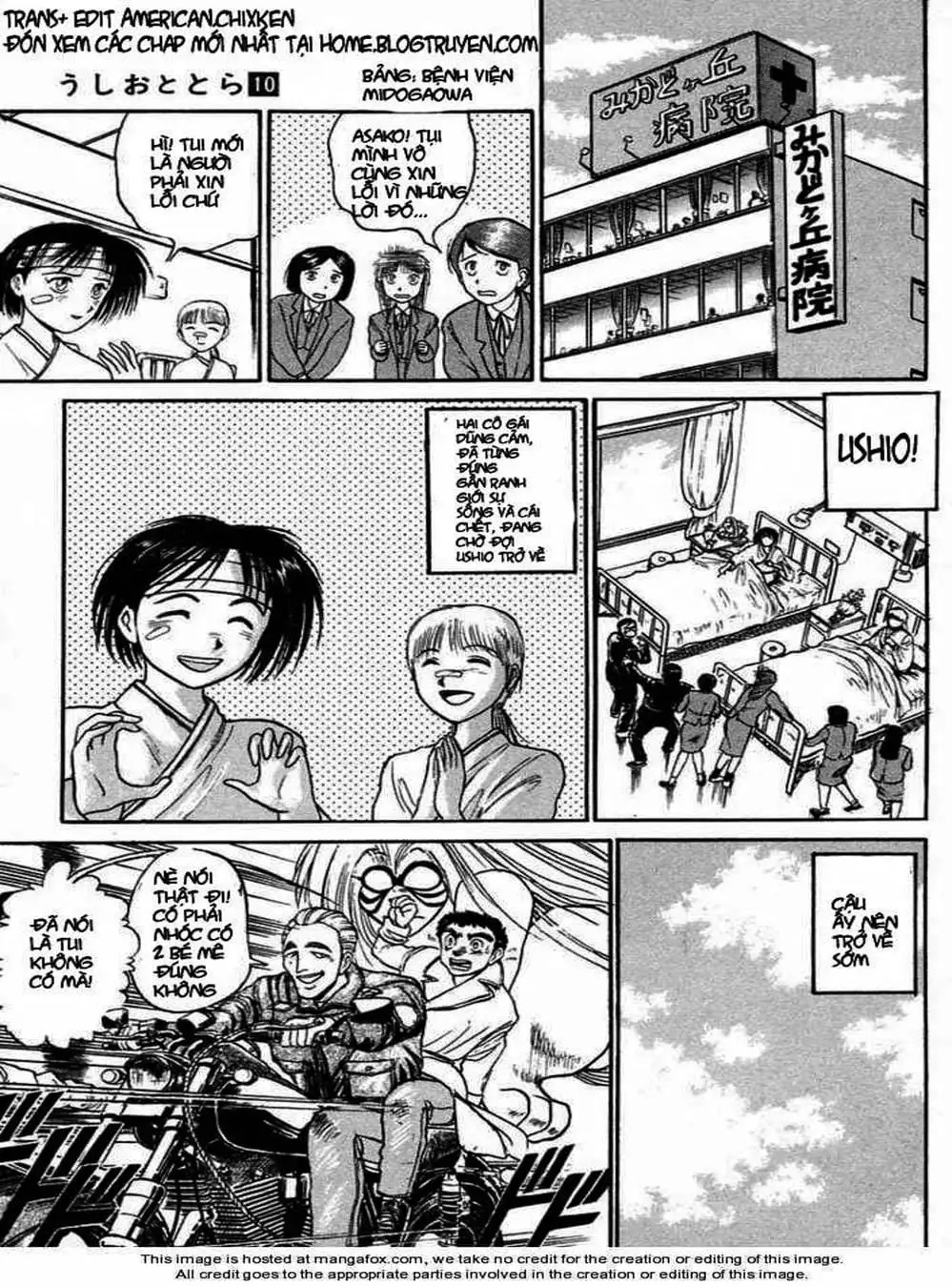 Truyện Tranh Cậu Bé Thần Giáo - Ushio And Tora trang 5