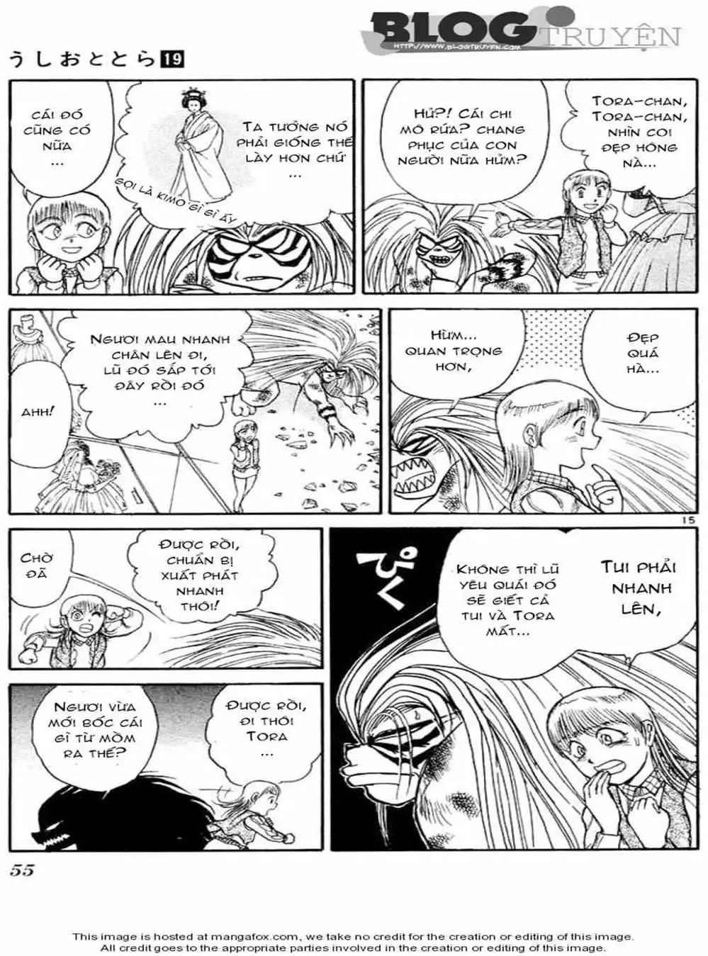 Truyện Tranh Cậu Bé Thần Giáo - Ushio And Tora trang 5