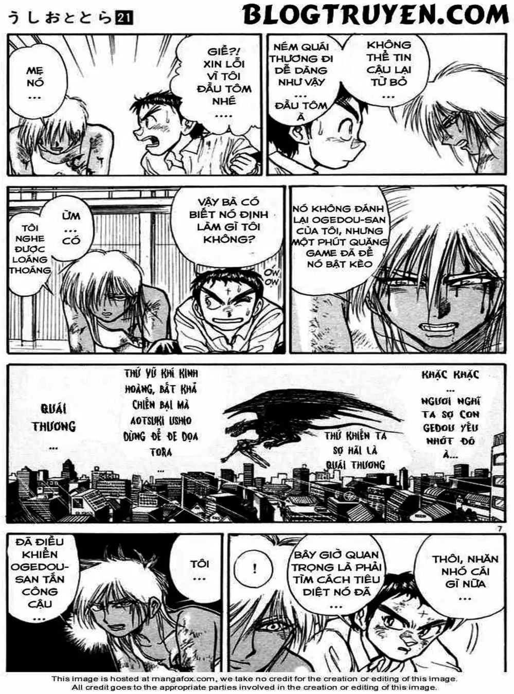 Truyện Tranh Cậu Bé Thần Giáo - Ushio And Tora trang 5