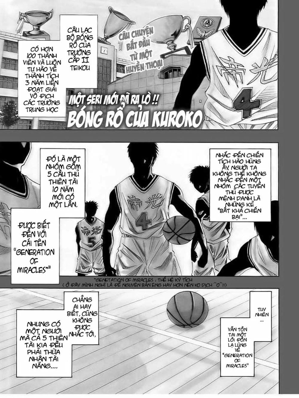 Truyện Tranh Vua Bóng Rổ - Kuroko’s Basketball trang 3
