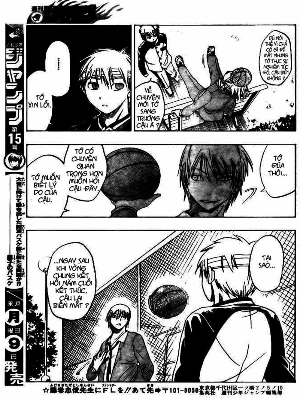 Truyện Tranh Vua Bóng Rổ - Kuroko’s Basketball trang 3