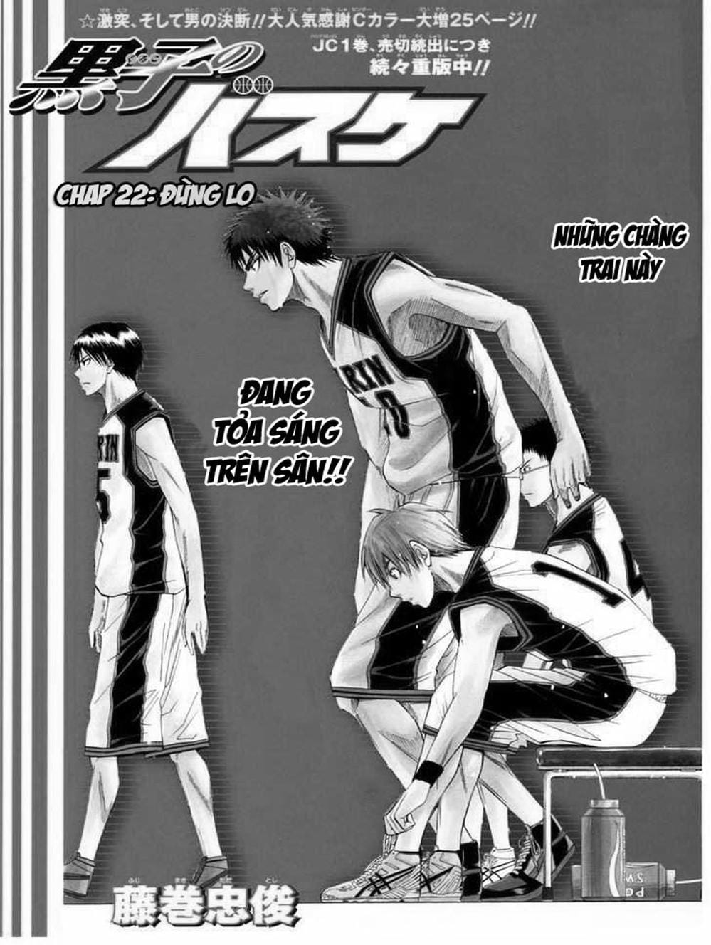 Truyện Tranh Vua Bóng Rổ - Kuroko’s Basketball trang 3