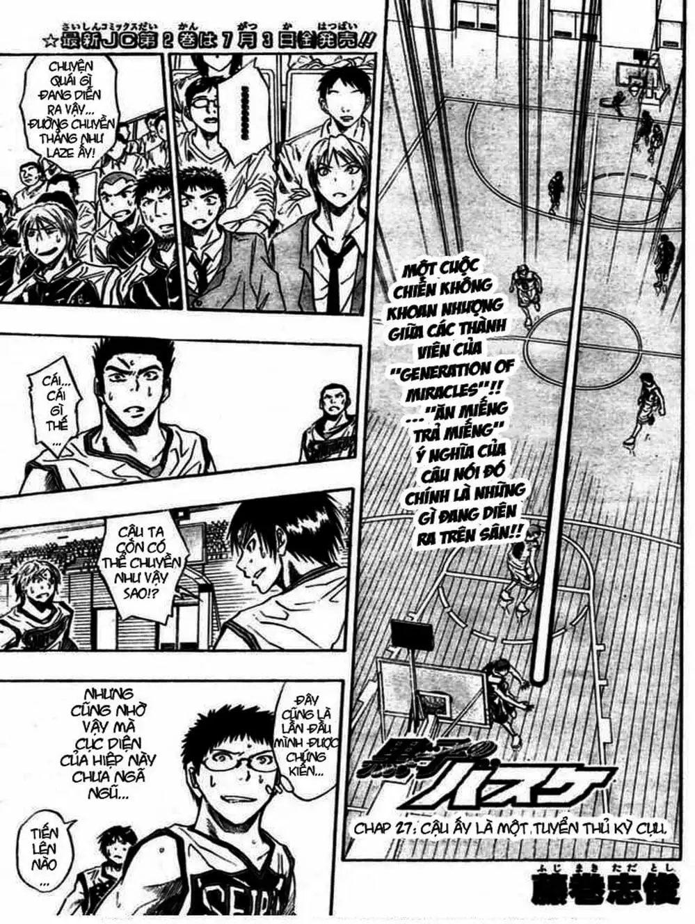 Truyện Tranh Vua Bóng Rổ - Kuroko’s Basketball trang 3