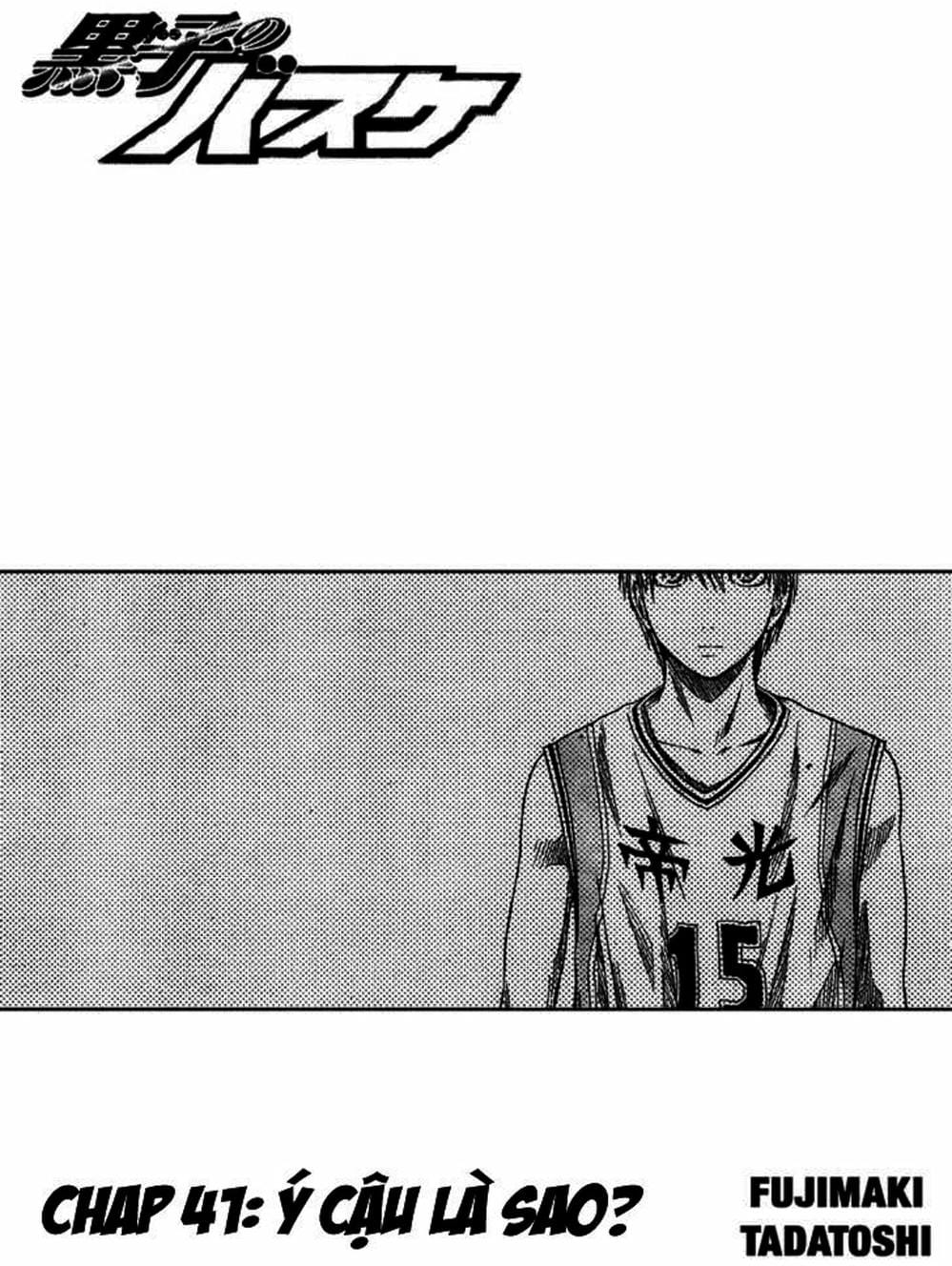 Truyện Tranh Vua Bóng Rổ - Kuroko’s Basketball trang 3
