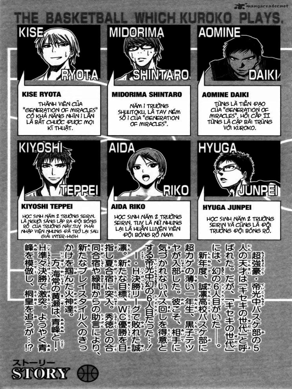 Truyện Tranh Vua Bóng Rổ - Kuroko’s Basketball trang 3