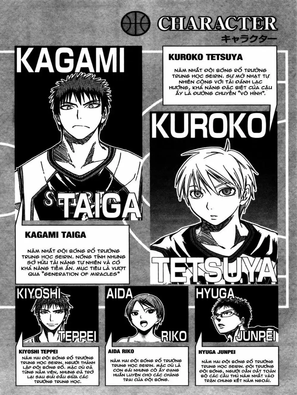 Truyện Tranh Vua Bóng Rổ - Kuroko’s Basketball trang 3