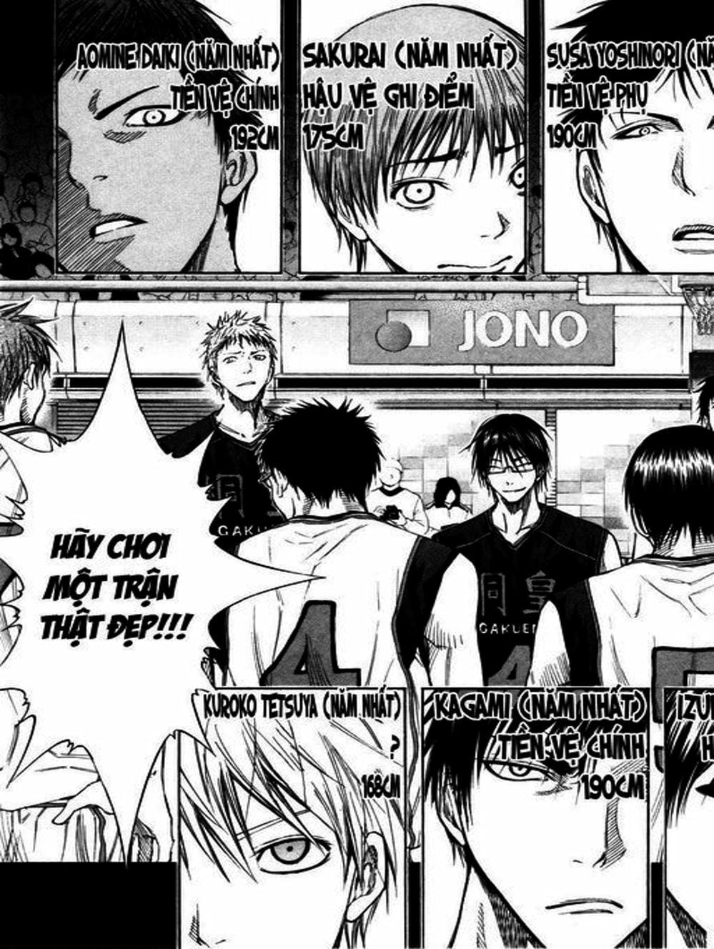 Truyện Tranh Vua Bóng Rổ - Kuroko’s Basketball trang 3