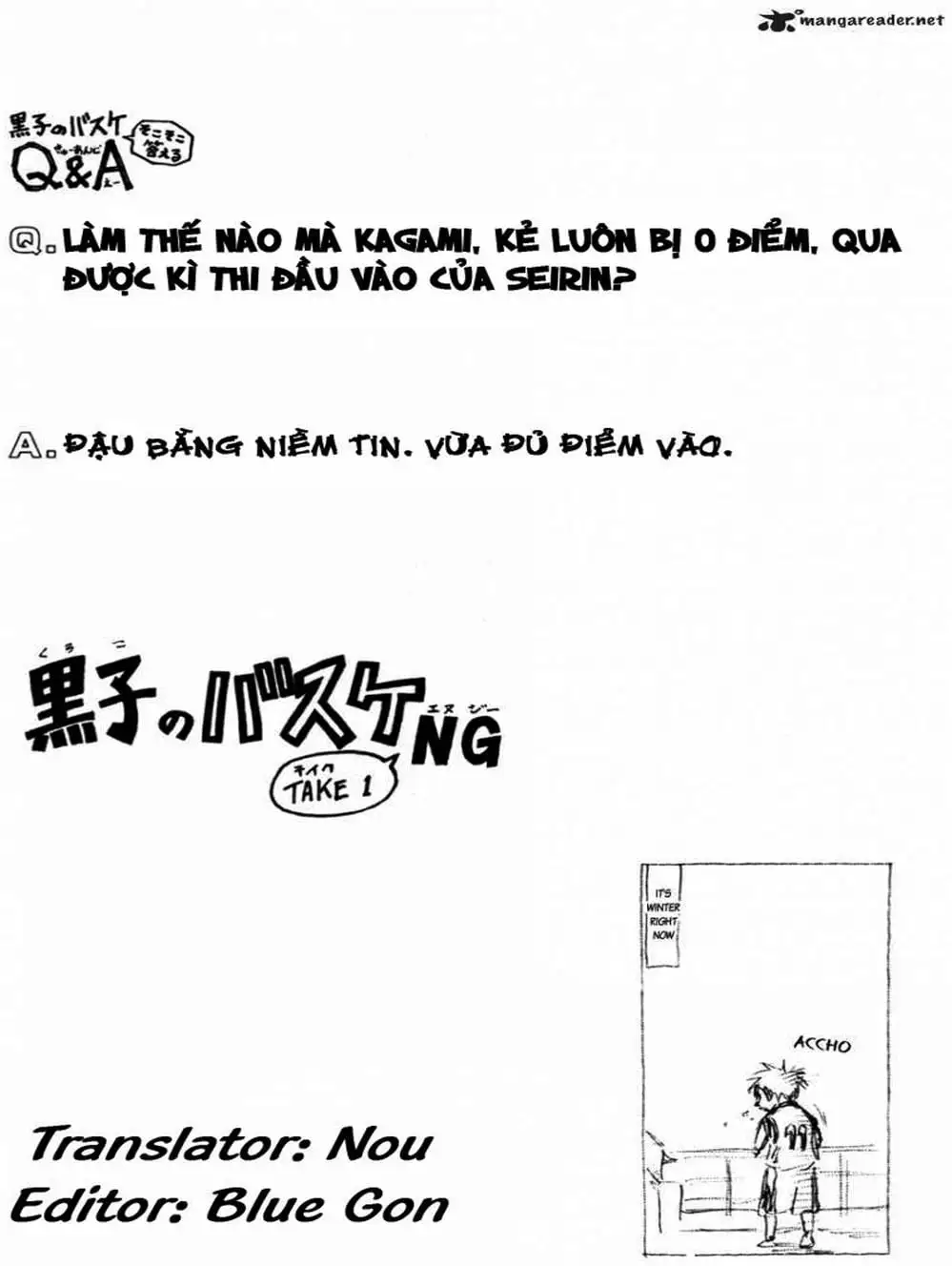 Truyện Tranh Vua Bóng Rổ - Kuroko’s Basketball trang 3