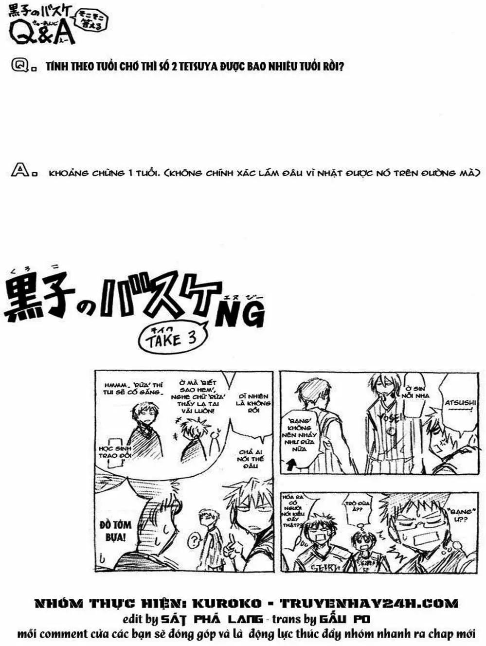 Truyện Tranh Vua Bóng Rổ - Kuroko’s Basketball trang 3