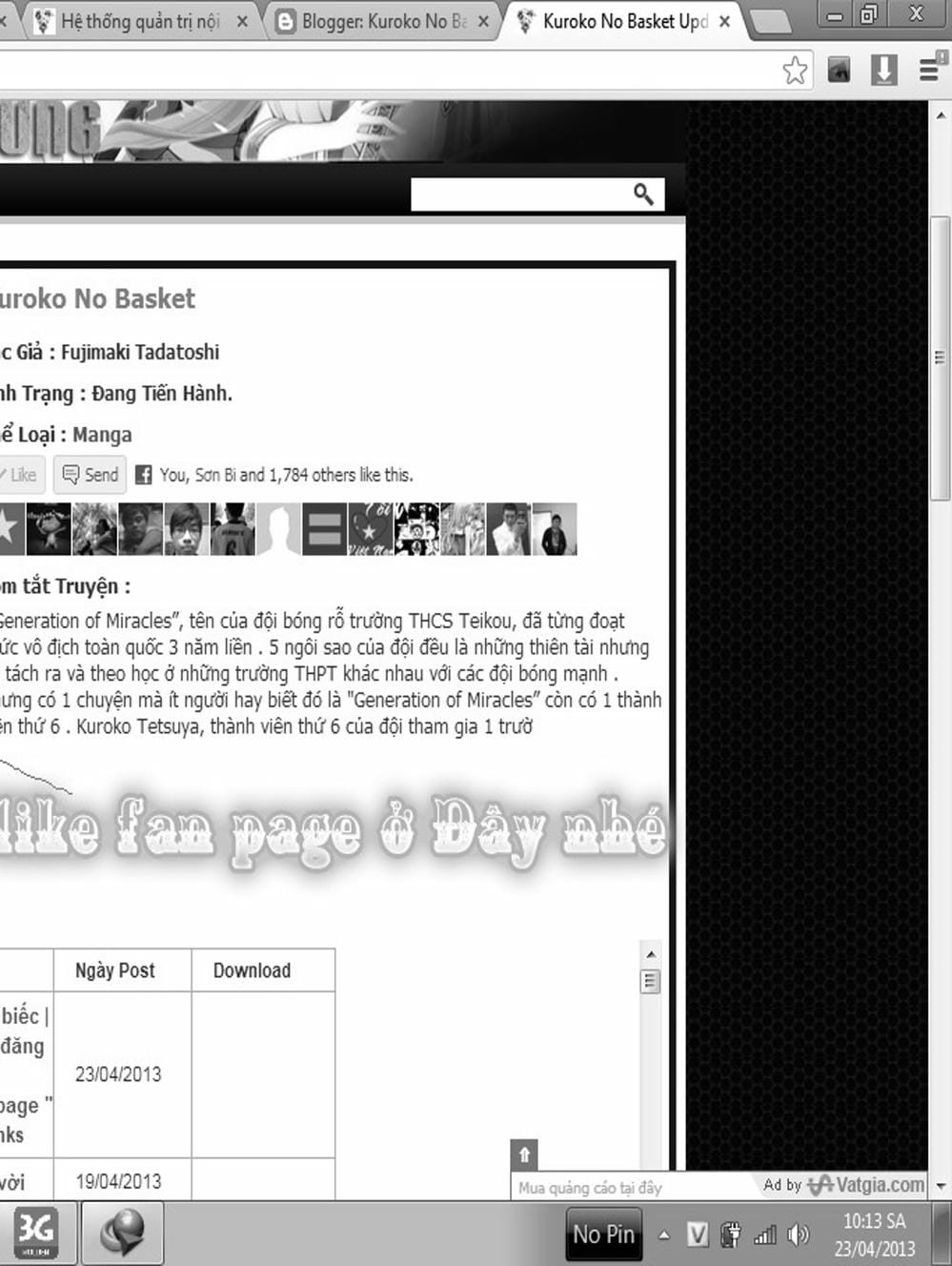 Truyện Tranh Vua Bóng Rổ - Kuroko’s Basketball trang 3