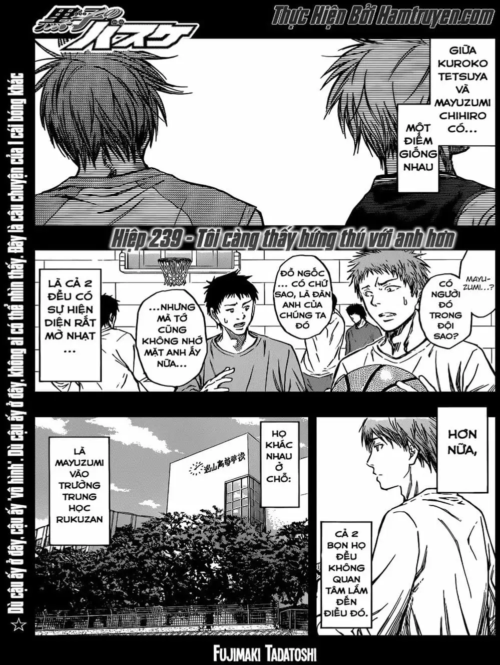 Truyện Tranh Vua Bóng Rổ - Kuroko’s Basketball trang 3
