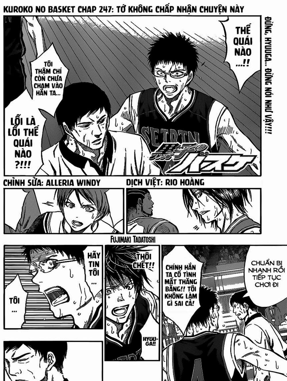 Truyện Tranh Vua Bóng Rổ - Kuroko’s Basketball trang 3