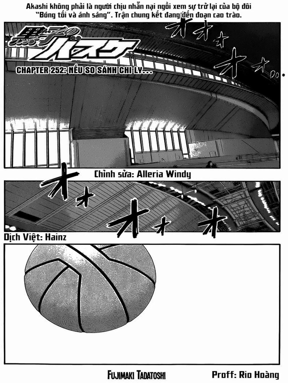 Truyện Tranh Vua Bóng Rổ - Kuroko’s Basketball trang 3